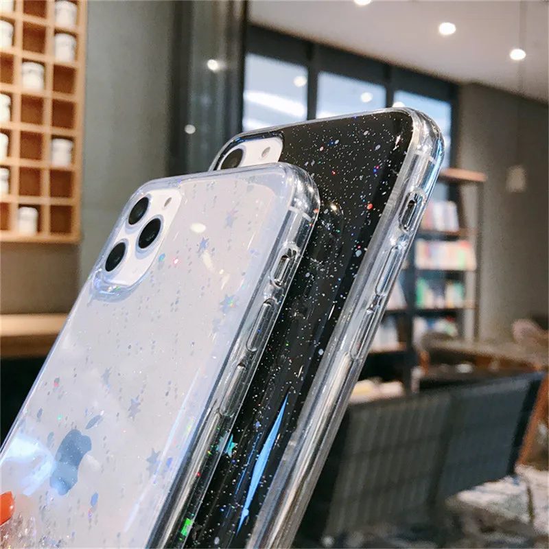 Чехол для телефона Lovebay блестящий прозрачный чехол с ремешком iPhone 11 Pro XS Max XR X 7 8 6 6S