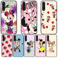 case mickey minnie mouse phone cover hull for samsung galaxy s8 s9 s10e s20 s21 s5 s30 plus s20 fe 5g lite ultra black soft case