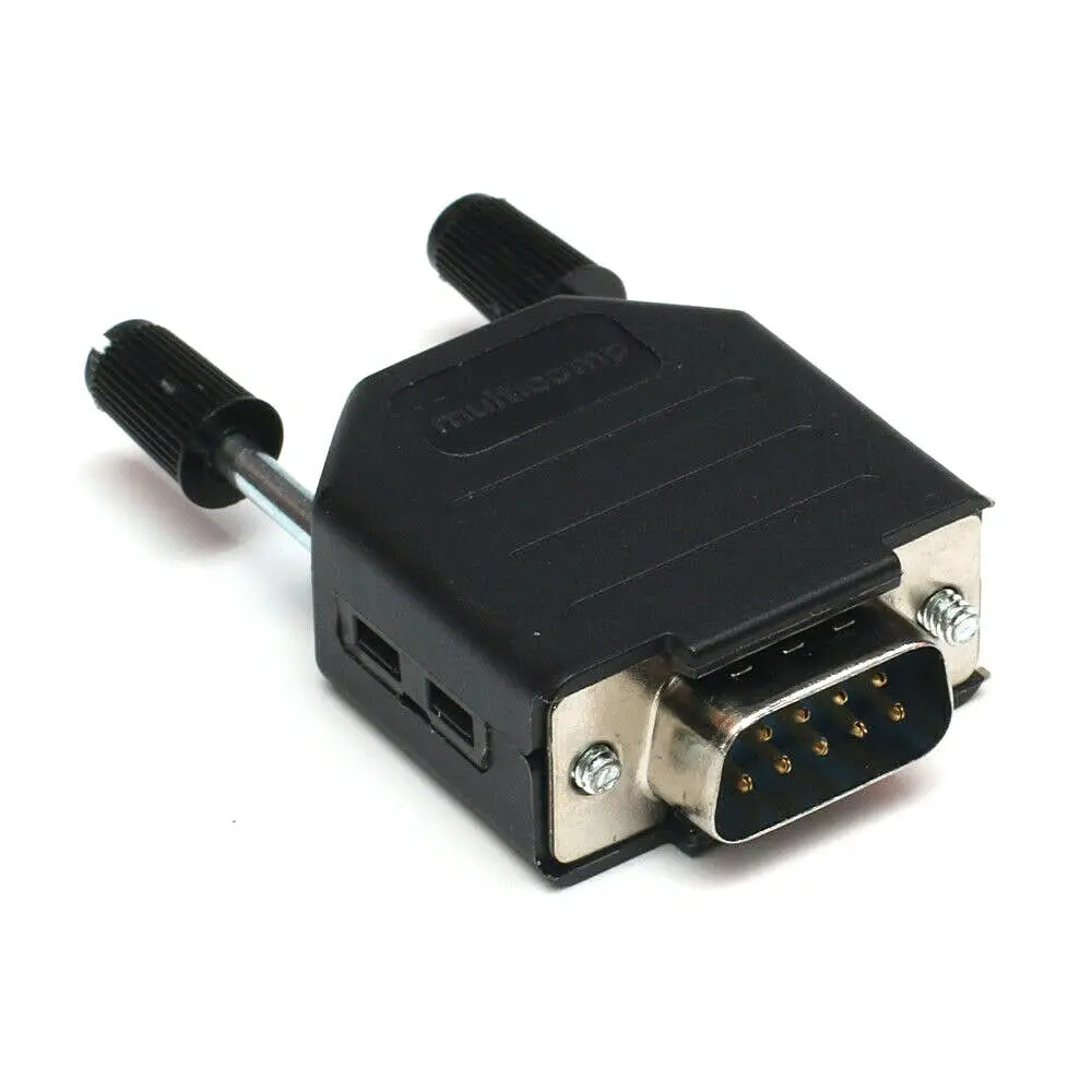 9-контактный Штекерный разъем D-Sub последовательный RS232 DB9 и бленда с винтами