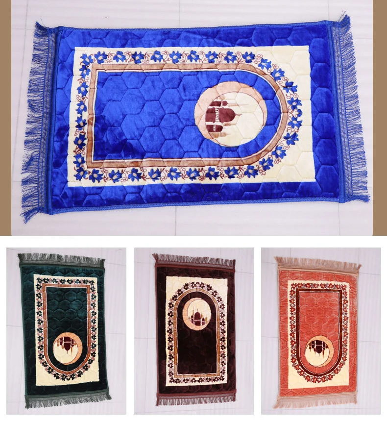 Искусственный кашемировый мусульманский коврик 70x110 см арабский ислам