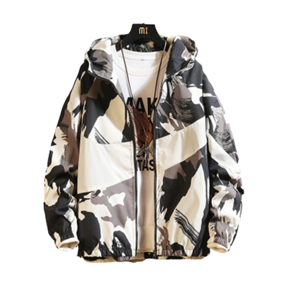 

Новинка 2020, мужская повседневная куртка, водонепроницаемое пальто с капюшоном на весну и осень, мужская повседневная куртка, Брендовое Мужс...