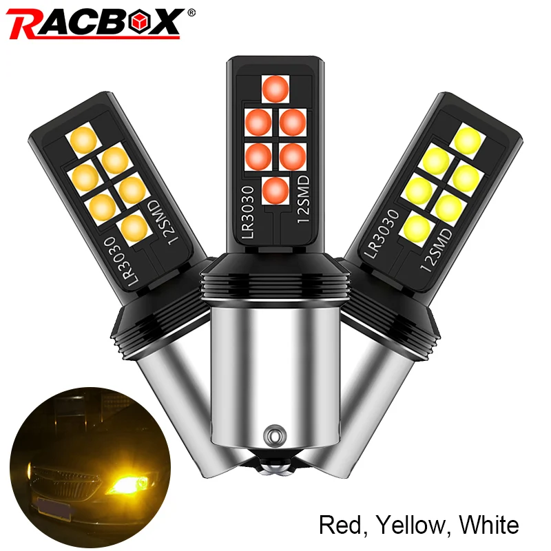 Автомобильный светодиодный сигнальный светильник Racbox S25 1157 1156 2 шт. универсальный