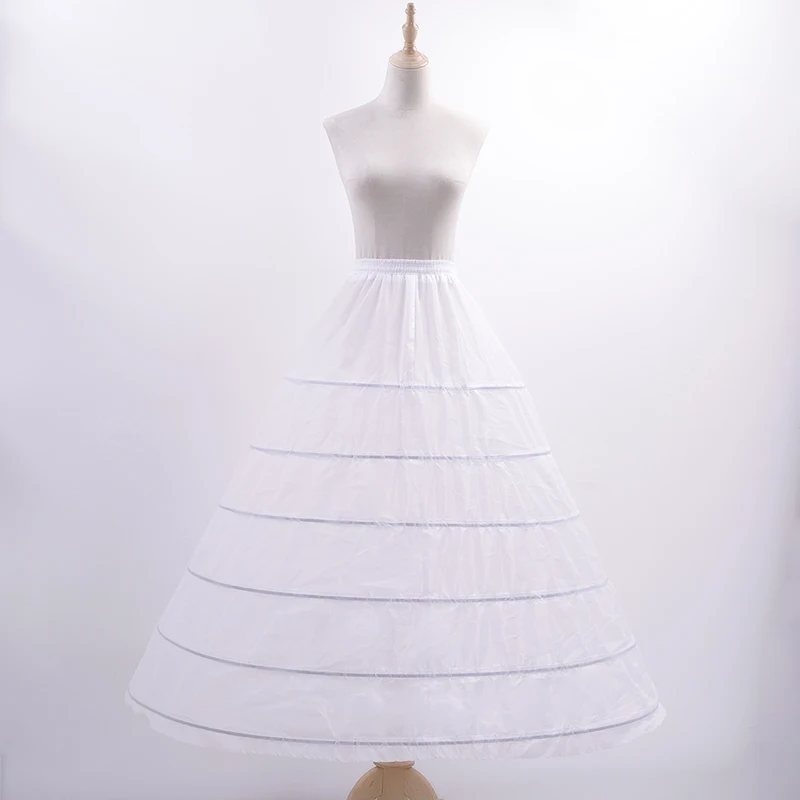 

6-strand Steel Ring Large Fluffy Lining Skirt Elastic Strap Adjustment