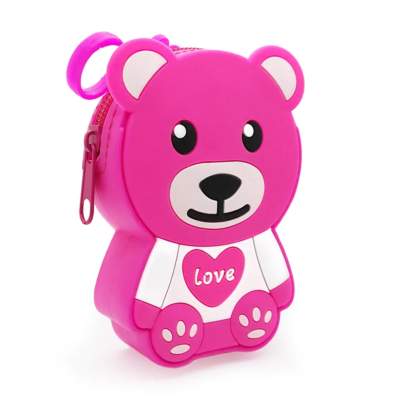 Детский кошелек монетница из мягкого силикона Toy Chi Bear | Багаж и сумки