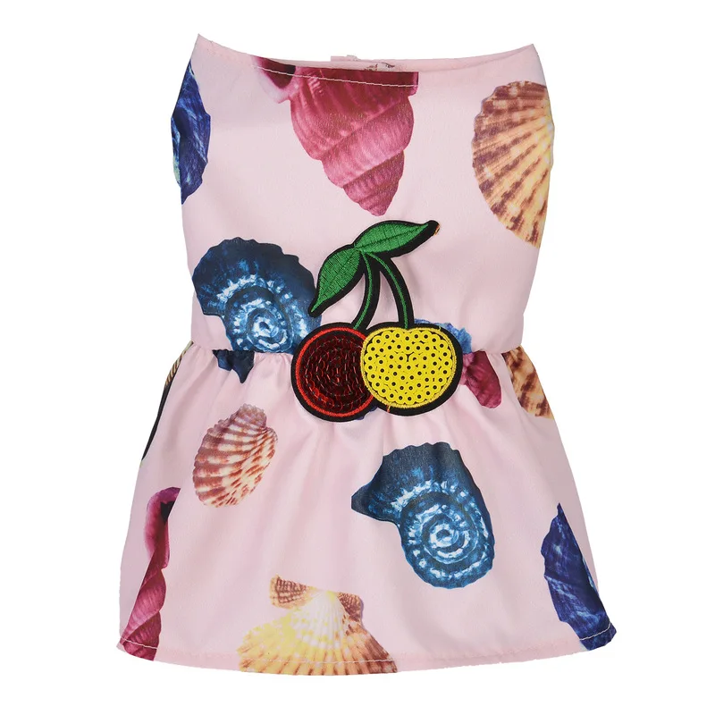 Повседневное Цветочное платье для собаки платья маленьких собак летняя одежда