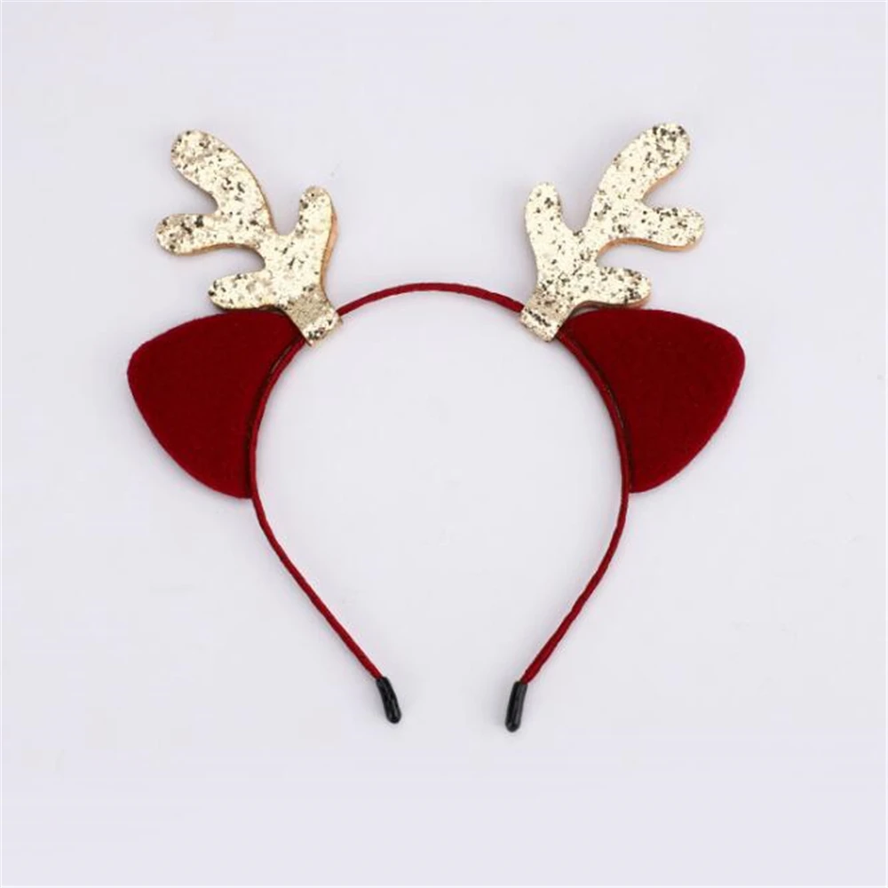 

Christmas Headbands Deer Antler Hair Band Hair Hoops Kids Adult Headwear Xmas Decorations Gifts Party Cosplay Hair Accessories