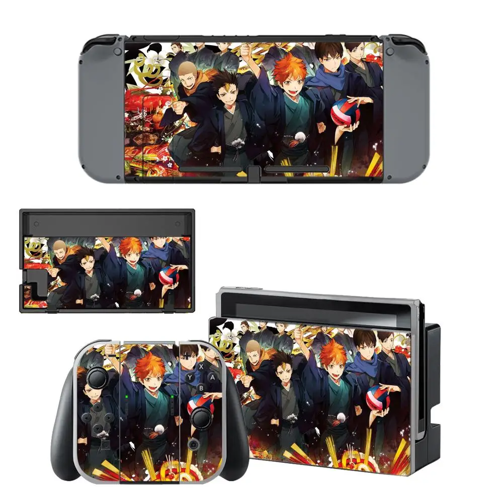 Аниме HaiKyuu Nintendo переключатель кожи Стикеры s скины для Switch консоли и Joy-Con