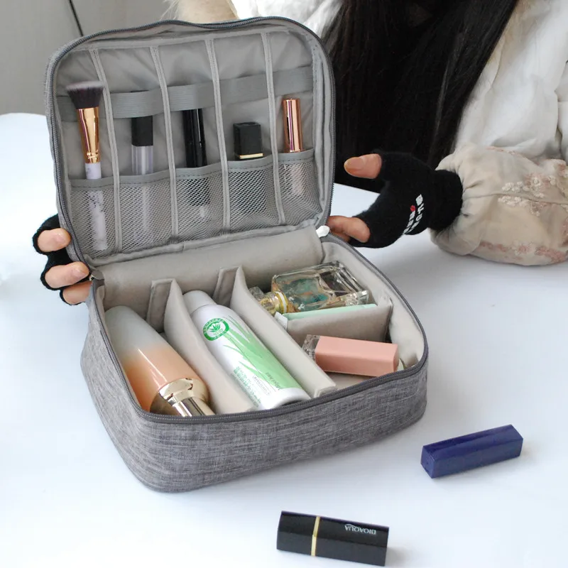 

Travel Wash Makeup Storage Bag Waterproof Pouch Cosmetic Lotion Lipstick Organizer Charging Line Digital Collect Kit Accessories