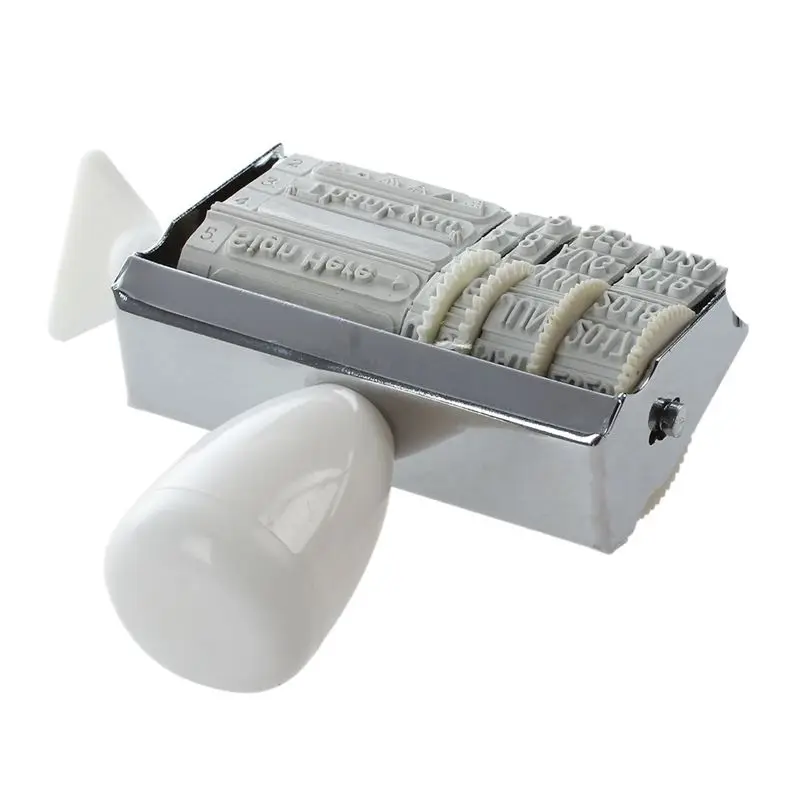 Резиновый даточный ролик с надписью и датой для самостоятельной сборки | Дом сад