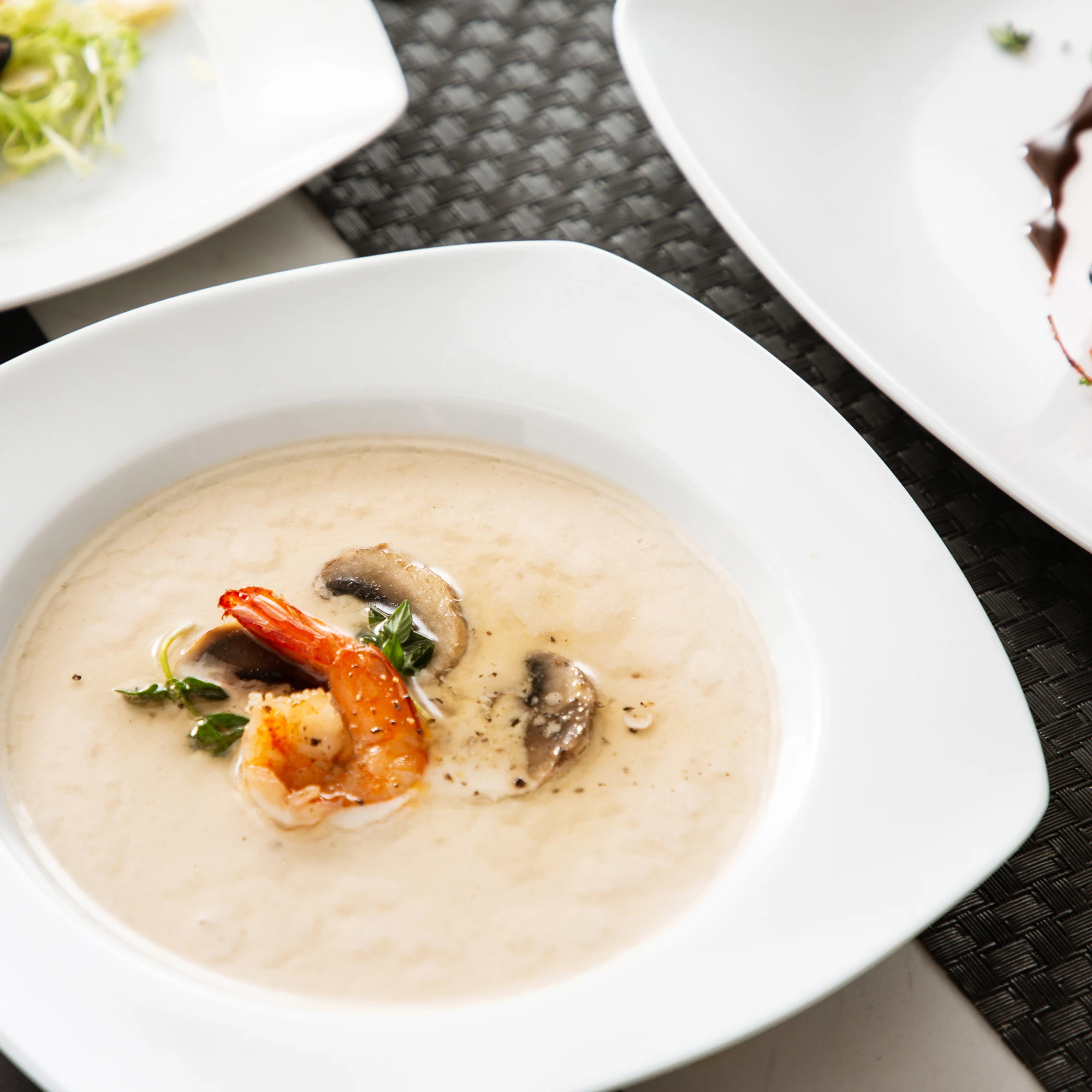 MALACASA серия JULIA 36 шт фарфоровый набор для ужина супа десертные тарелки 12