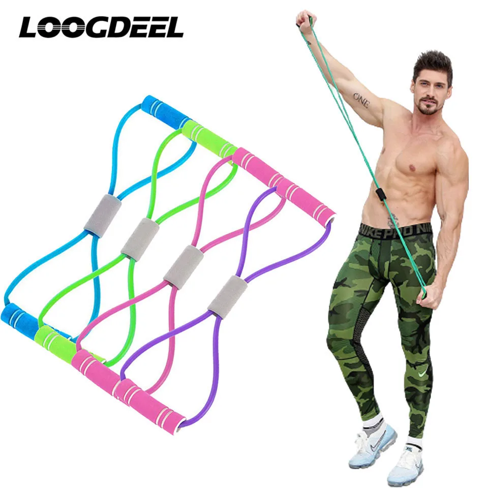 

Эластичная резиновая лента для фитнеса и йоги, 8 слов