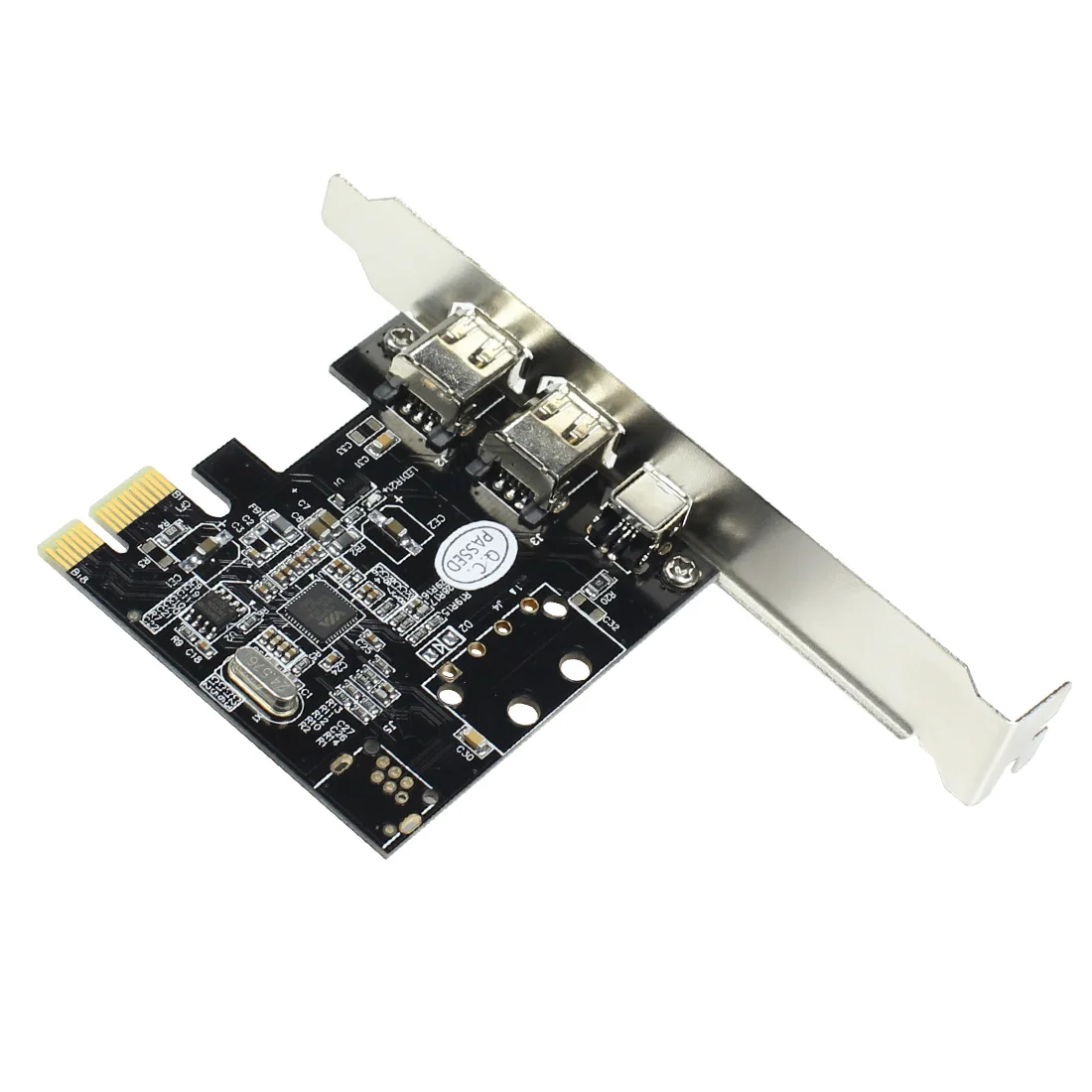 Компьютерная PCIe Combo 3 порта 1394A 1x 4Pin 2x 6Pin Плата расширения PCI E к IEEE 1394 контроллер