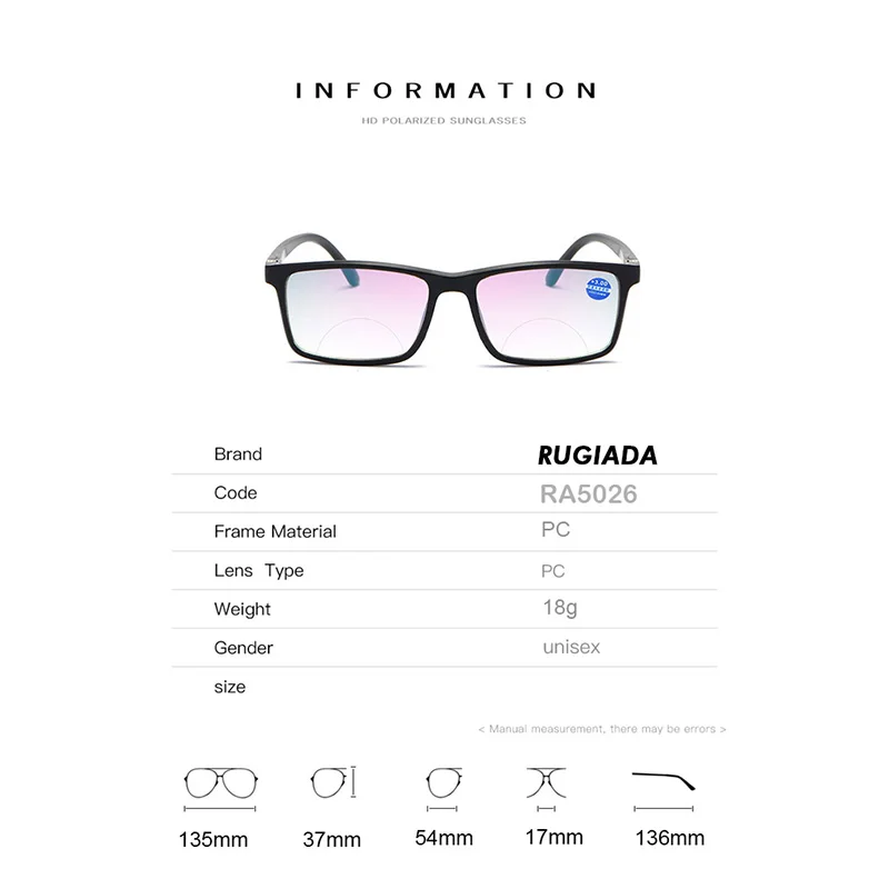 RUGIADA ультралегкие бизнес очки для чтения анти голубой свет пресбиопические при