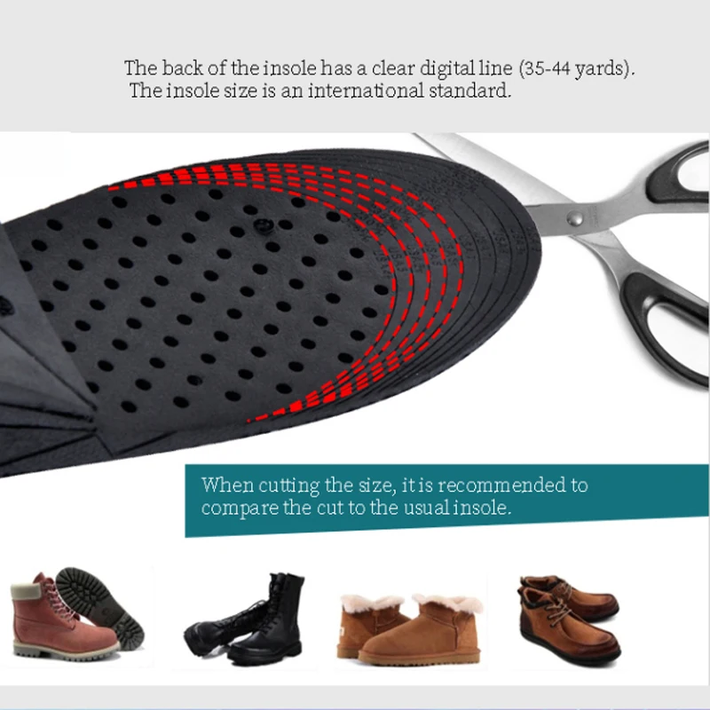Увеличивающие рост стельки для мужчин и женщин невидимая Спортивная дышащая подушка на 3 7 см увеличивающие