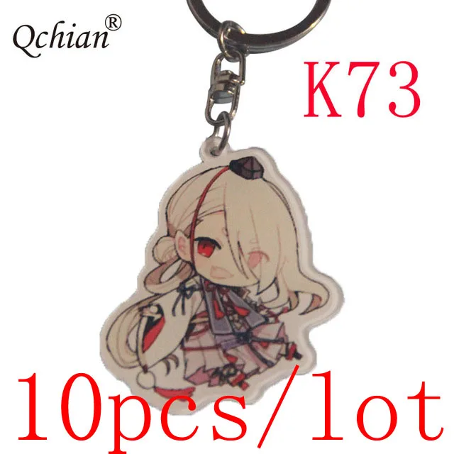 10 шт./лот аниме Touken Ranbu акриловый материал односторонний рюкзак украшение