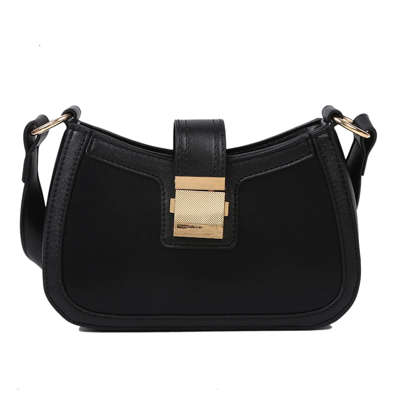 

Casual PU Leather Handbag Purse Women Elegant Shoulder Crossbody Bag Popular Simple Female Shoulder Totes Purse