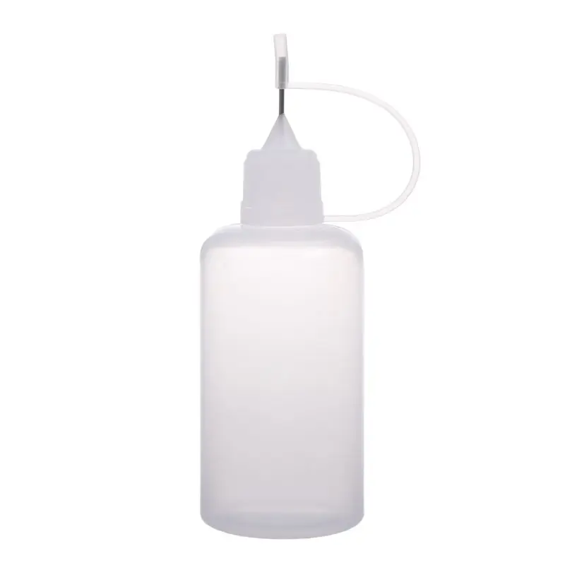 

2021 New 1PC 5-50ml Empty Plastic Needle Tip Childproof Dropper Liquid Juice Bottles