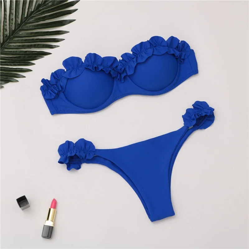 Fulaigesi бикини без бретелек новинка 2020 купальный костюм для женщин купальник с
