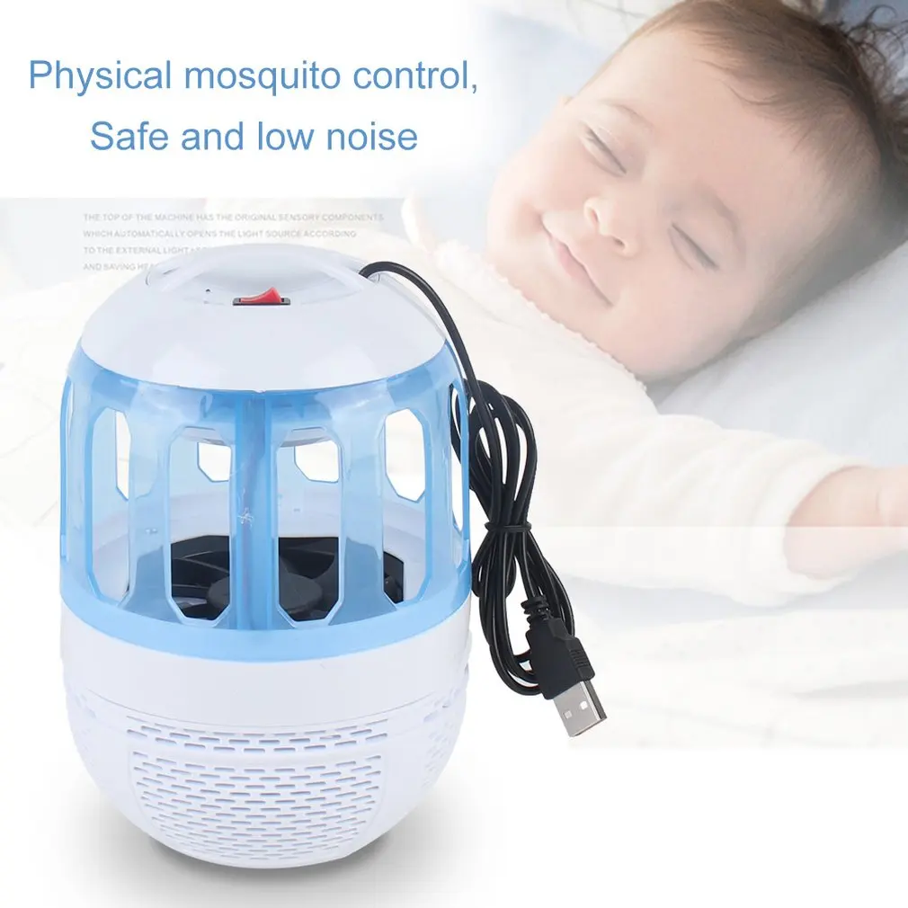 Ультра тихий электронный москитный убийца фотокатализатор светильник Ловца