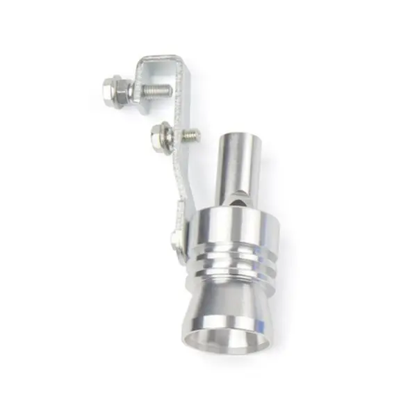 Silver XL Автомобильный турбо звуковой глушитель выхлопной трубы Blow Vale BOV симулятор шума стильный Размер M/XL автомобильные аксессуары - Цвет: Silver XL