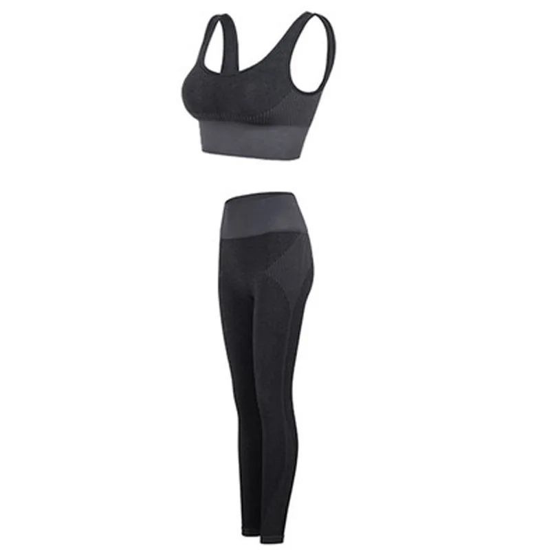 

Seamless Workout yoga set for women Sportswear High Waist gym leggings Scrunch Butt sport pants yoga outfits Fitness Gym suit