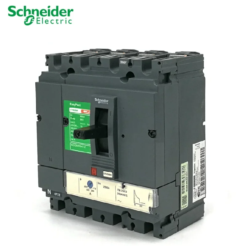 Автоматический выключатель Schneider electric Литой чехол MCCB CVS250F 4P TMD200A 250A 36KA