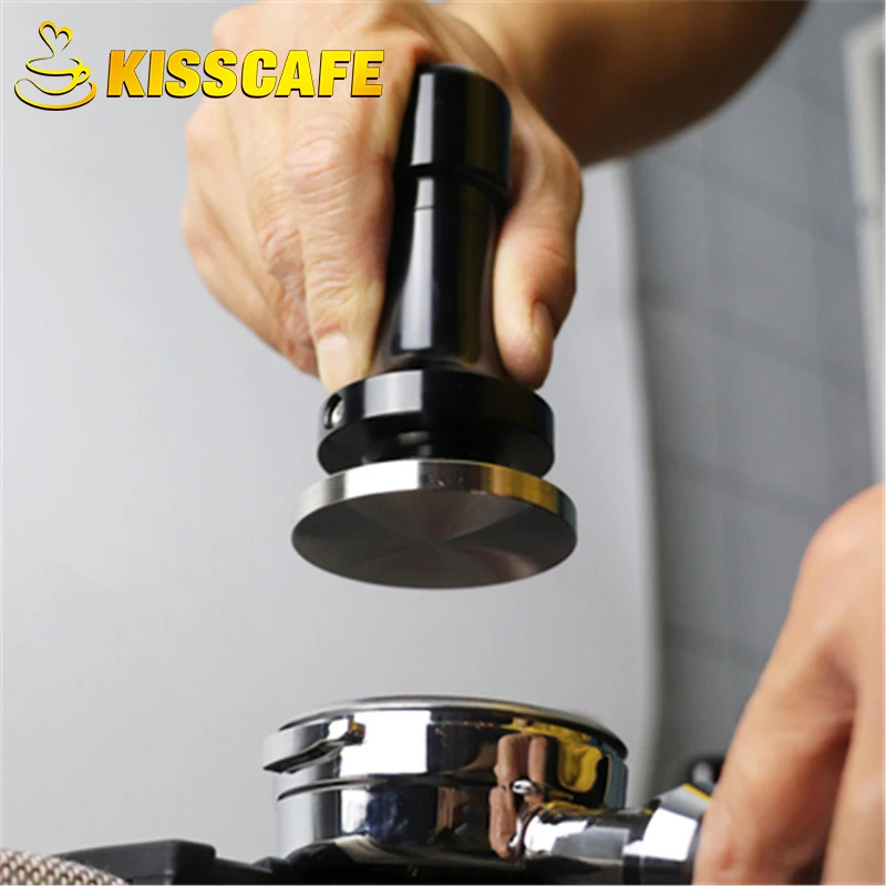 Темпер для кофе эластичный регулируемый молоток из нержавеющей стали 58/58 с