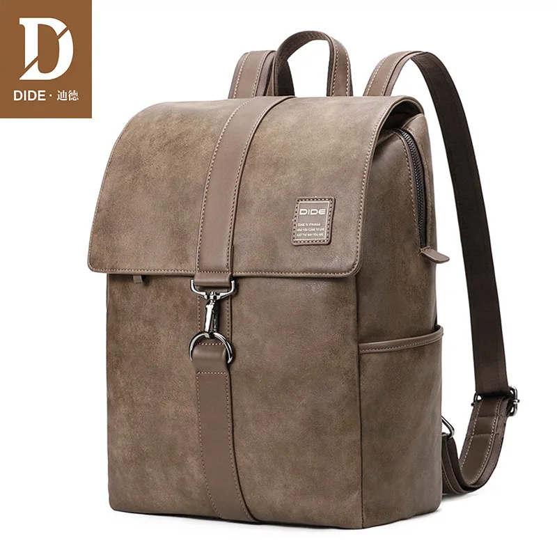 

DIDE Brand Vintage Men Backpacks School Bags for Teenagers Boys Large Capacity Laptop Backpack Fashion Men Backpack Top Quality