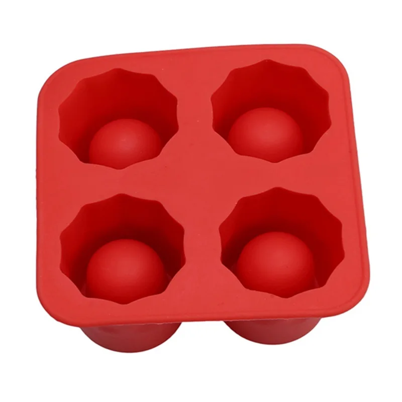 

Four-hole Ice Cup Creative Modeling Ice Mold Edible Ice Cup Ice Lattice Ice Cube Tray Chocolate Mold Home Ice Cube Tool
