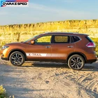 Двусторонние 4x4 спортивные полоски для Nissan X-Trail T31 T30 наклейки на дверь автомобиля наклейки для внедорожного стиля Авто Декор кузова наклейки