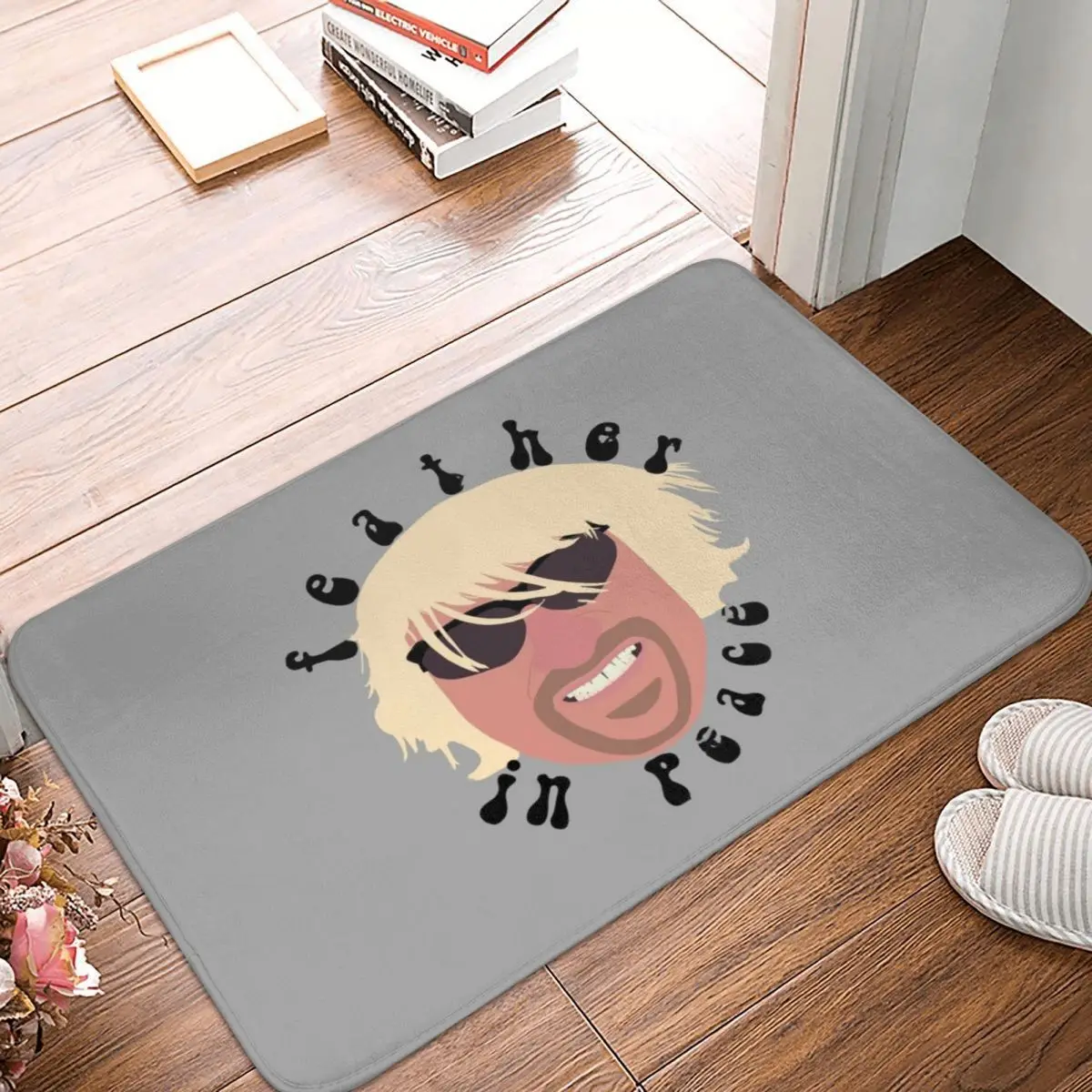 

Feather In Peace Brother Doormat Rug carpet Mat Footpad Non-slip Water oil proofEntrance Kitchen Bedroom balcony Cartoon