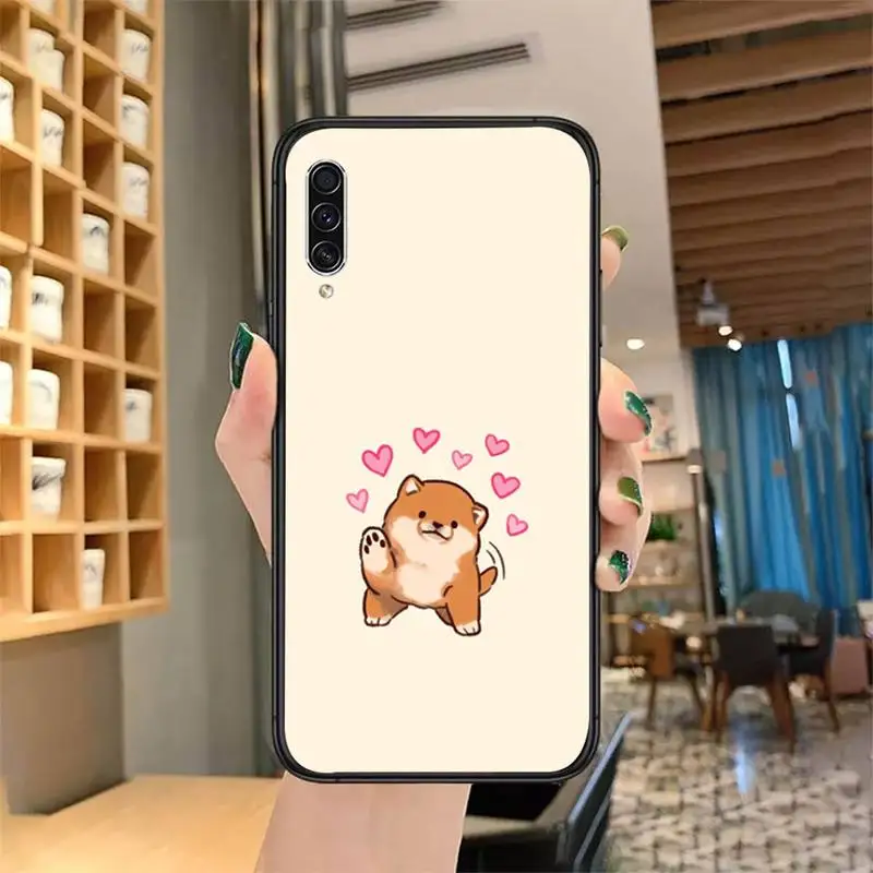 

Fashion Cute Cartoon Shiba Inu Dog Phone Case for samsung galaxy a 51 52 71 50 12 72 21s 70 40 20e 31 30s 32 5G soft coque