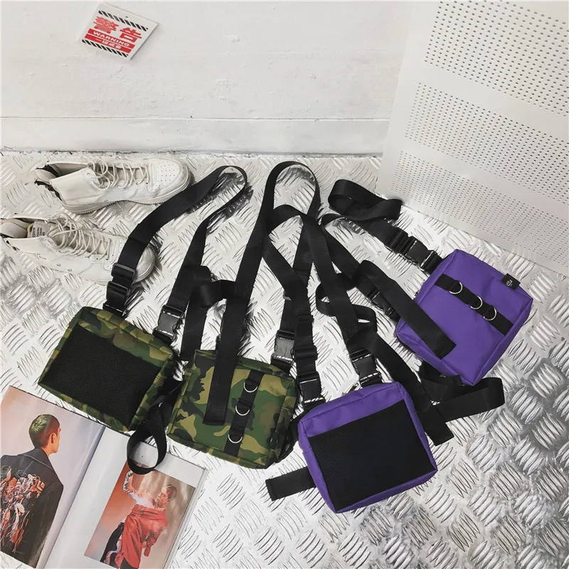 Мужская тактическая нагрудная сумка Kanye West многофункциональная жилет с