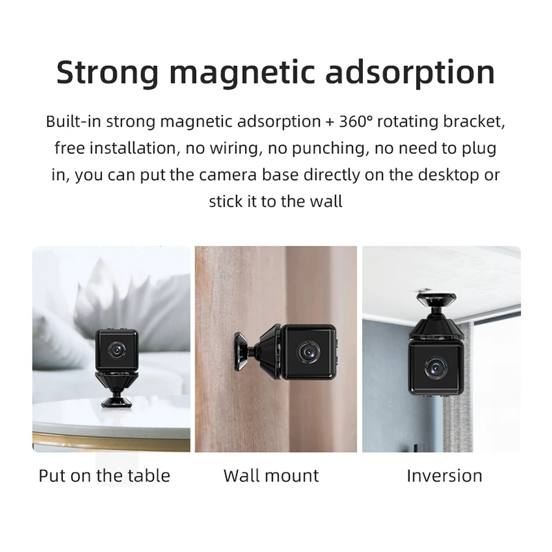 Новая мини-камера 4K IP Wi-Fi датчик движения инфракрасное ночное видение 1080P