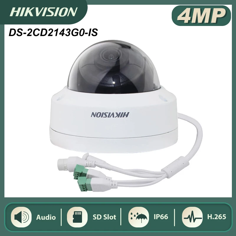 Hikvision DS-2CD2143G0-IS 4MP 2 8 мм купольная сетевая IP-камера с фиксированным объективом