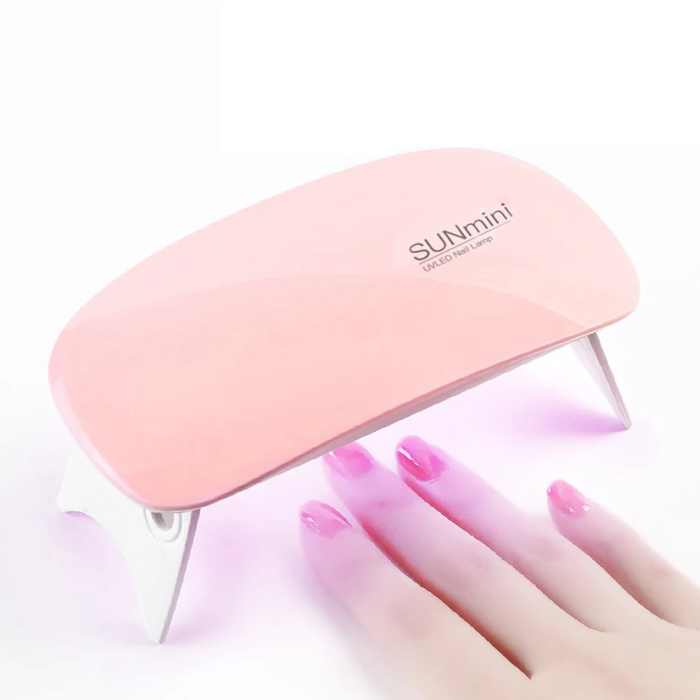 

6W UV mini Nail Dryer LED UV Lamp Micro USB Gel Varnish Curing Machine For Home Use Nail Art Tools Lamps Dryer Nail Art Tools