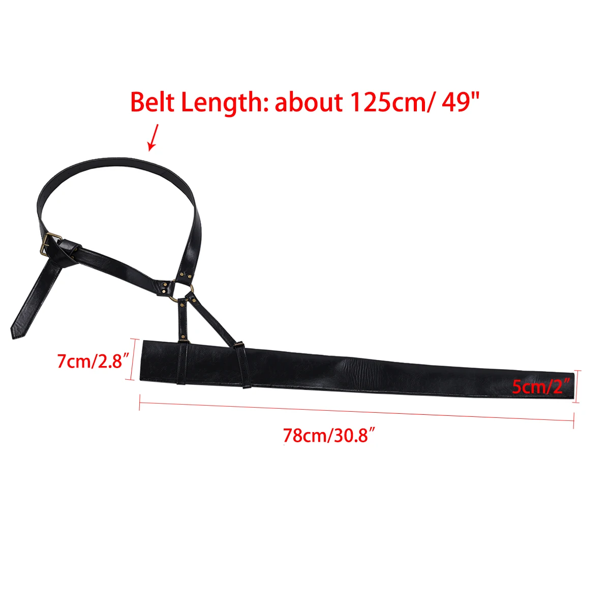 Кобура на пояс в средневековом стиле мужская кожаный бардак-ножницы викингов