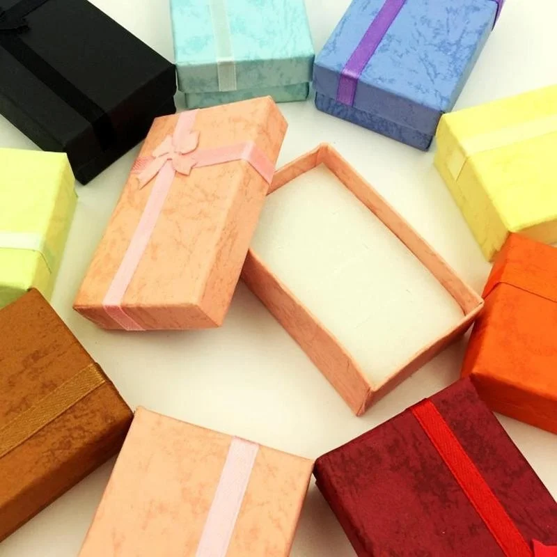 2/3 шт. 8*5*2 5 см шкатулка для ювелирных изделий разноцветные ожерелья серьги кольца