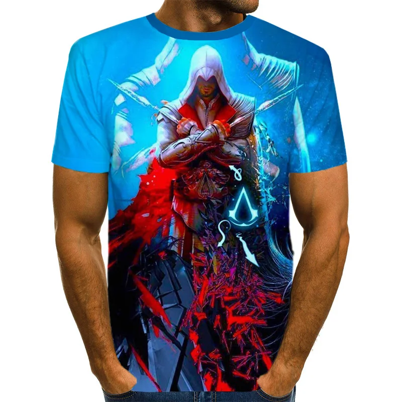 Call of duty Game 3D T-shirt streetwear for men and women popular short sleeves hrarjuku Game character casual tops t-shirts men