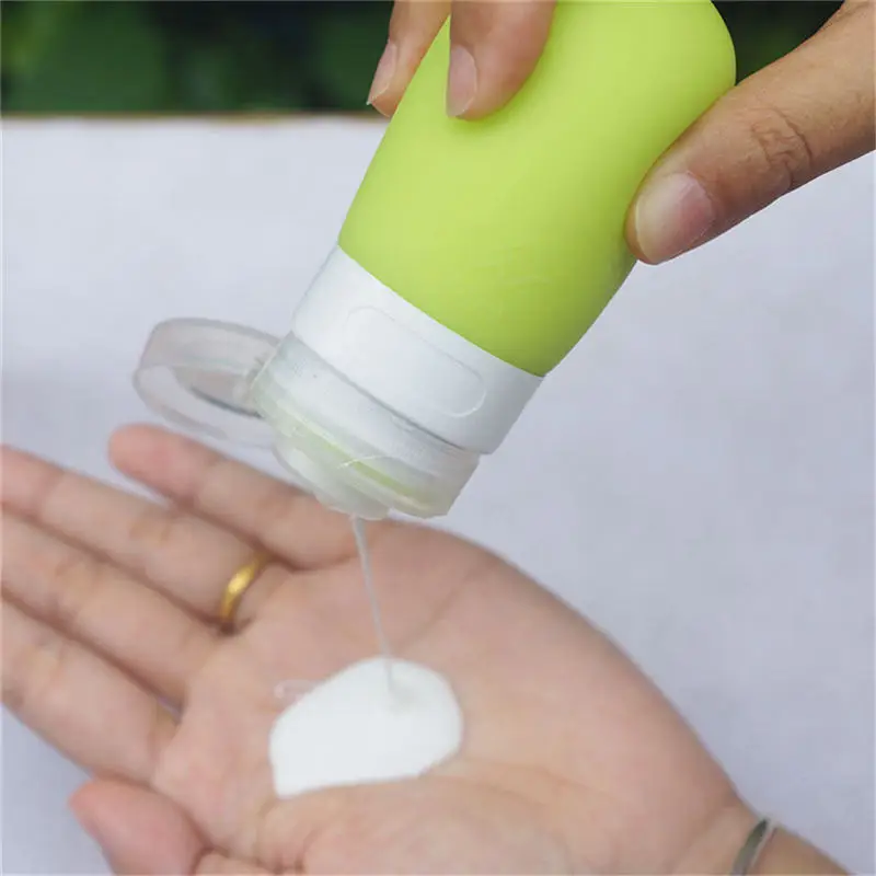 Силиконовые контейнеры для розлива Путешествия бутылки с косметическими