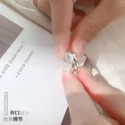 Женское кольцо из серебра 925 пробы, с испанским медведем