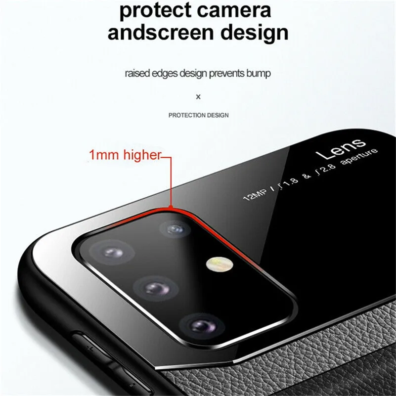 Силиконовый ТПУ зеркальный Защитный Гибридный чехол для камеры Samsung Galaxy S20 6 7