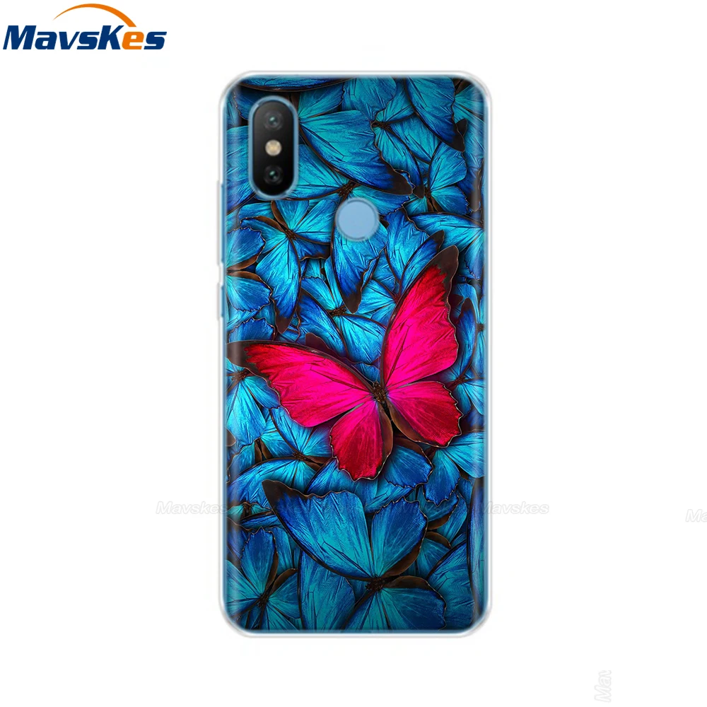 Силиконовый чехол для телефона для Xiaomi mi A2 Lite, чехол с рисунком, мягкая задняя крышка из ТПУ, чехол для телефона для Xiomi mi A2 mi A2 LITE, бампер - Цвет: 50