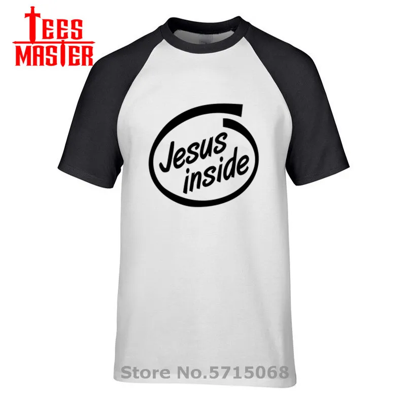 Мужская футболка с надписью Jesus Inside Circle Faith Christ религиозная для христианина God is Love