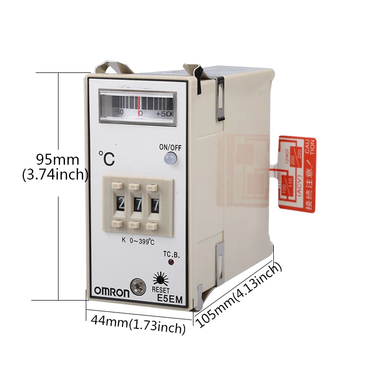 OMRON E5EM-YR40K температурный регулятор температуры, блок контроля температуры 0-399 градусов Цельсия K Тип термостата