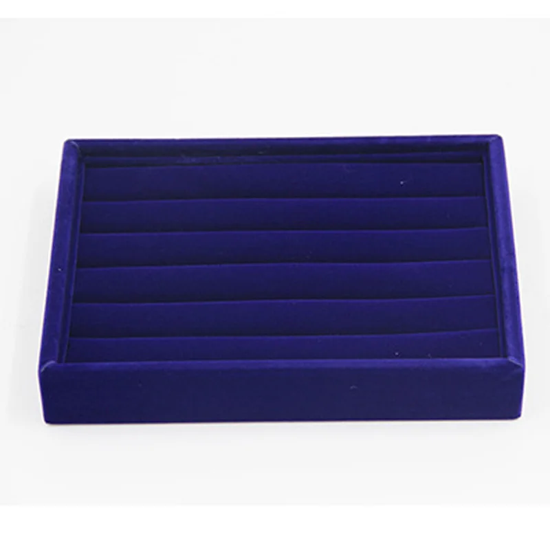 Высококачественное фиолетовое бархатное ювелирное изделие кольцо Ожерелье