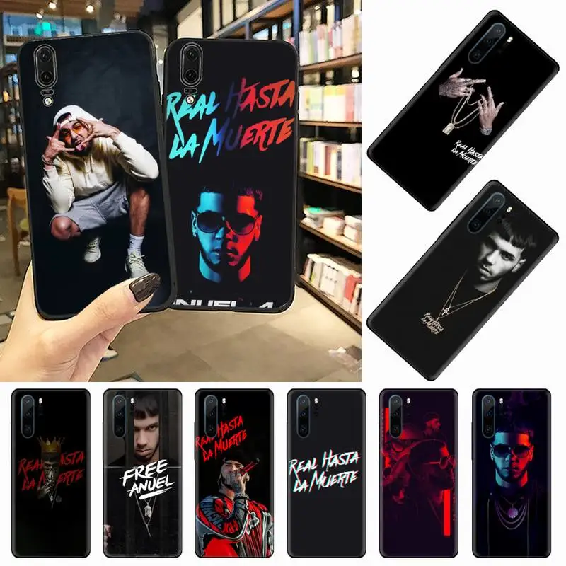 

Anuel AA Singer rap Phone Case For Huawei honor Mate 10 20 30 40 i 9 8 pro x Lite P smart 2019 nova 5t