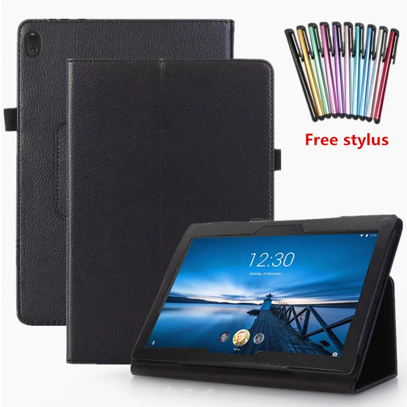 Чехол подставка для Lenovo Tab E10 10 1 дюйма из искусственной кожи|Чехлы планшетов и