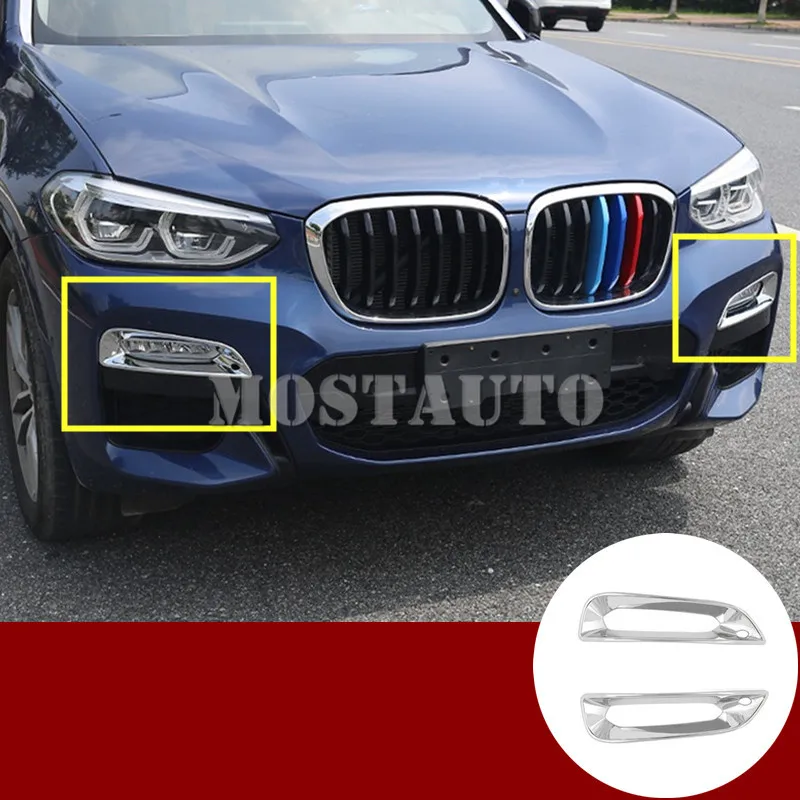 Накладка на передсветильник противотуманную фару для BMW X3 G01 из АБС-пластика 2018-2021