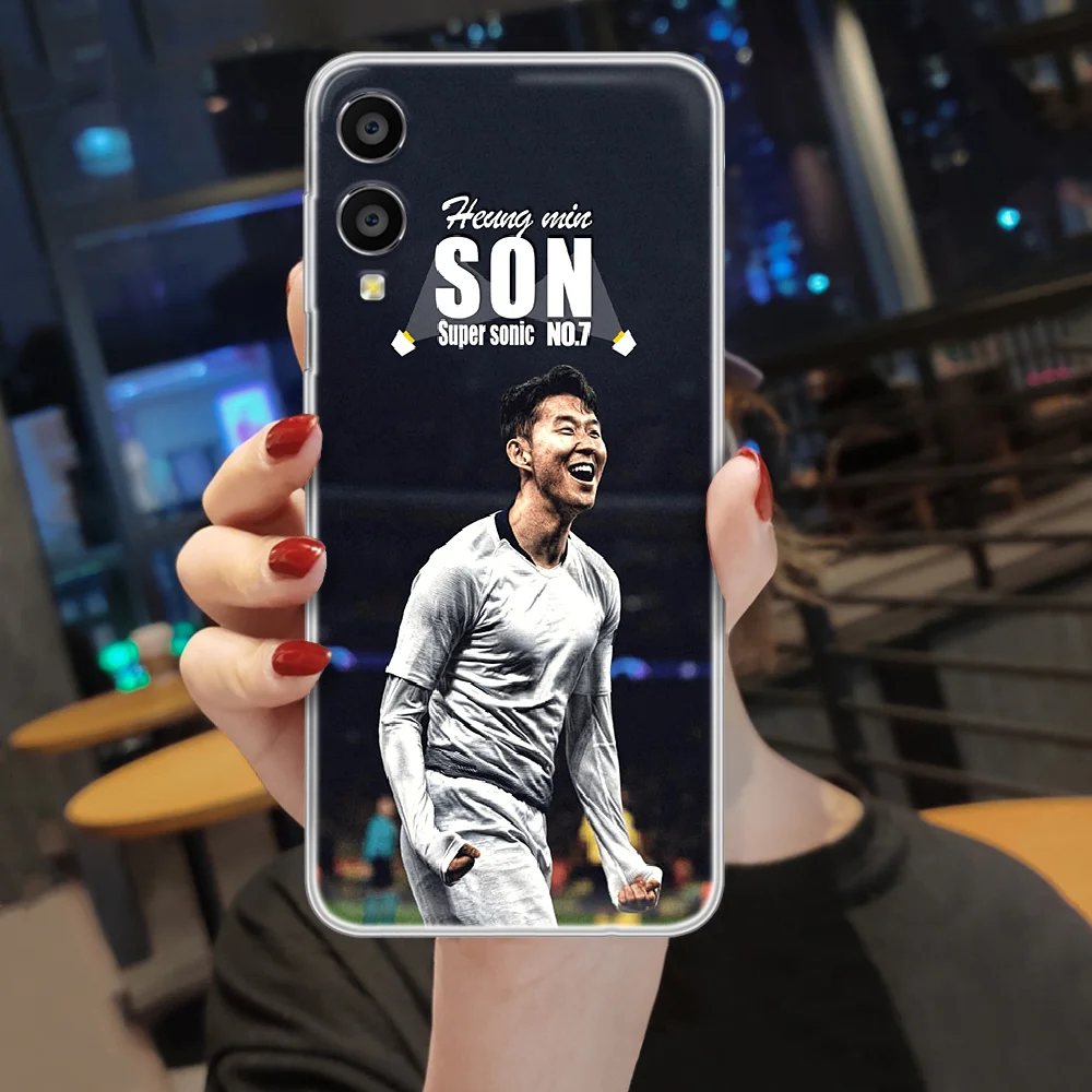

Son Heung Min soccer football 7 Phone Case hull For HUAWEI honor nova v 5 7 8 9 10 20 30 C A X Lite Pro transparent waterproof